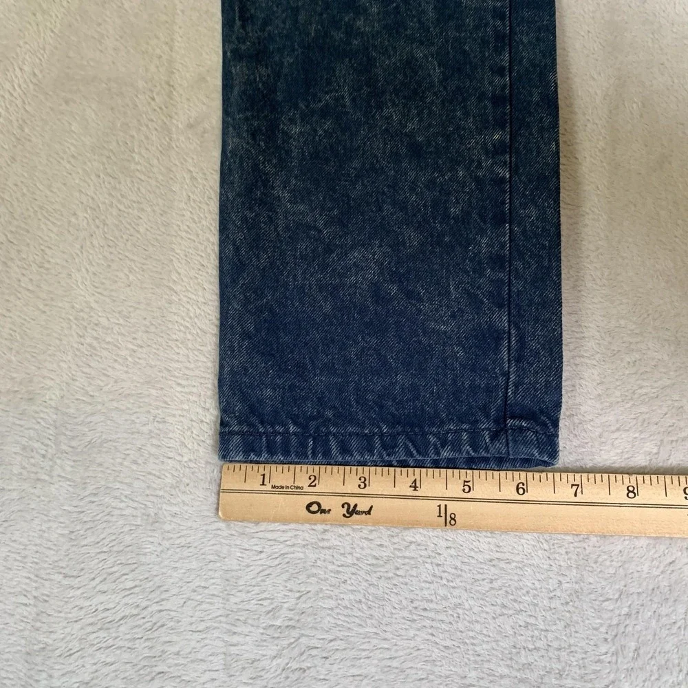 Levis 512 Jeans Mens‎ 36x32 Blue Acid Wash Slim Taper Stretch Denim Zip Fly